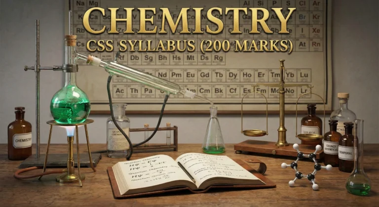 CHEMISTRY CSS SYLLABUS