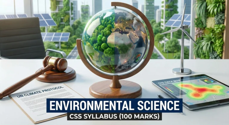 ENVIRONMENTAL SCIENCE CSS SYLLABUS