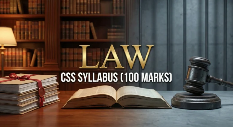 LAW CSS SYLLABUS