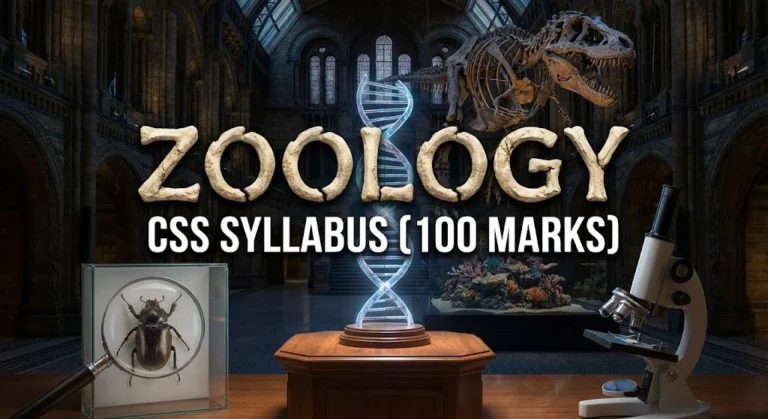 ZOOLOGY CSS SYLLABUS
