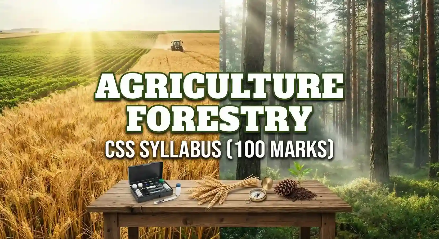 Agriculture And Forestry CSS Syllabus