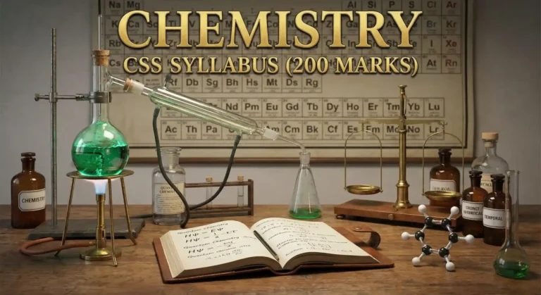 Chemistry CSS Syllabus