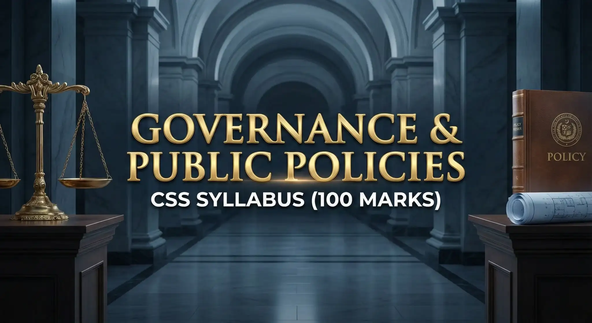 Governance And Public Policies CSS Syllabus
