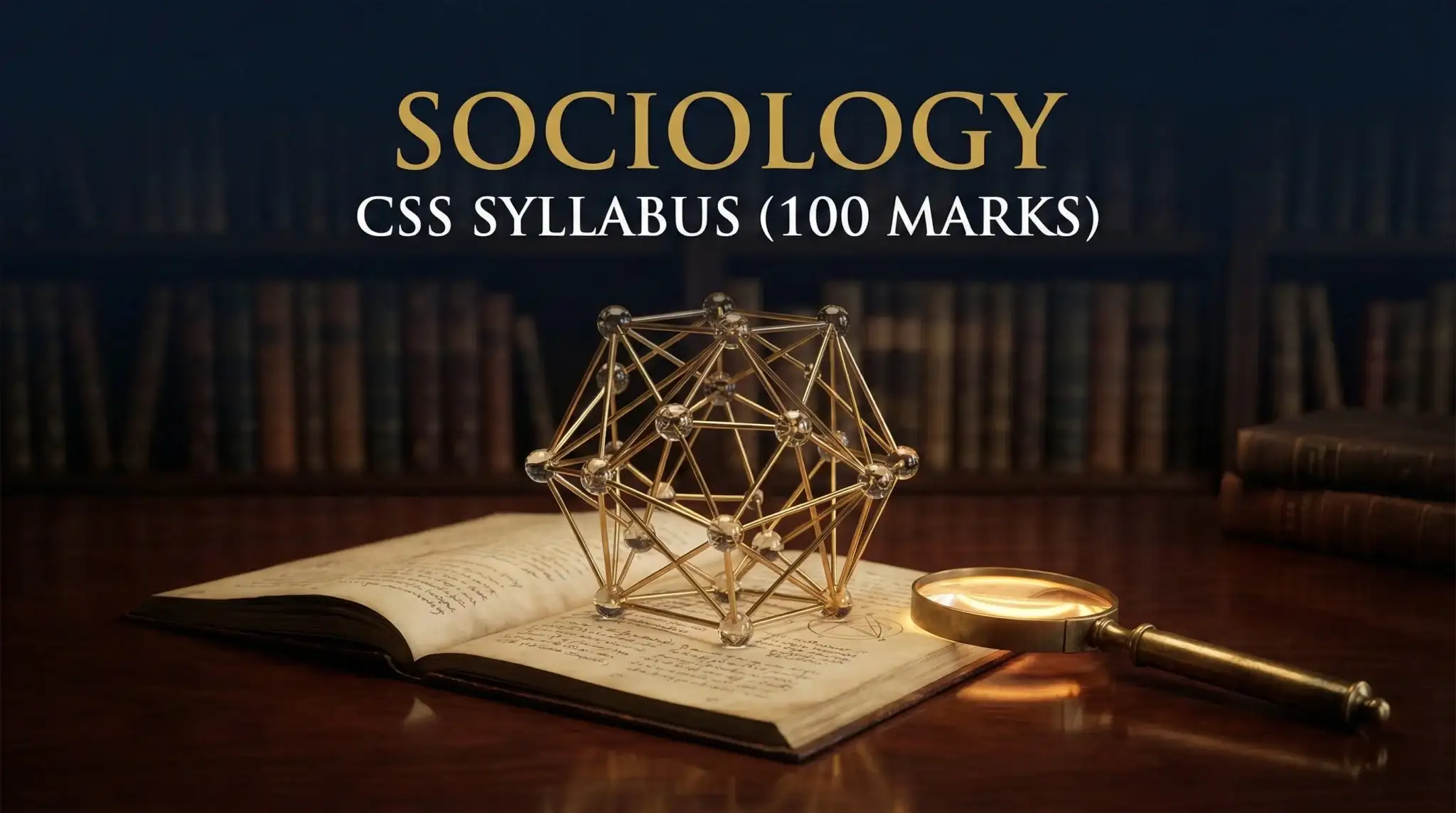 Sociology CSS Syllabus