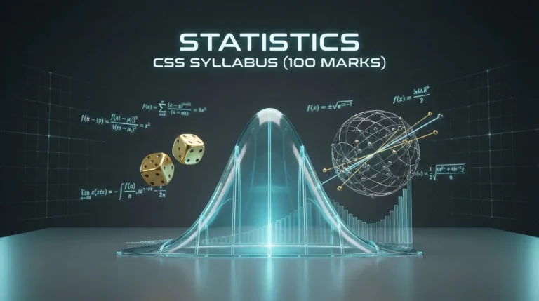 Statistics CSS Syllabus